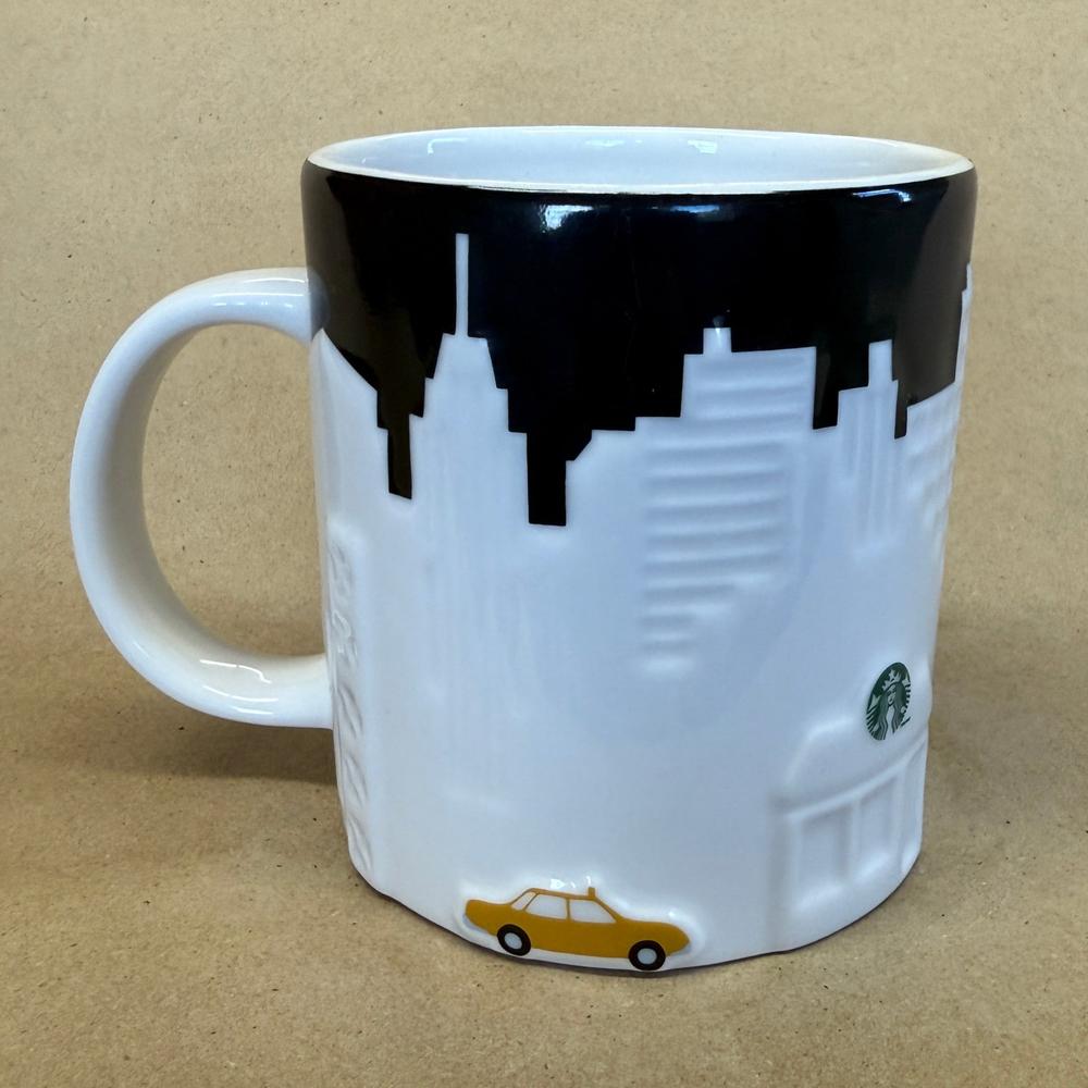 Starbucks New York City Yellow Taxi Relief Mug-2012